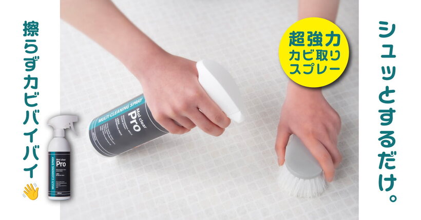擦らずカビバイバイ